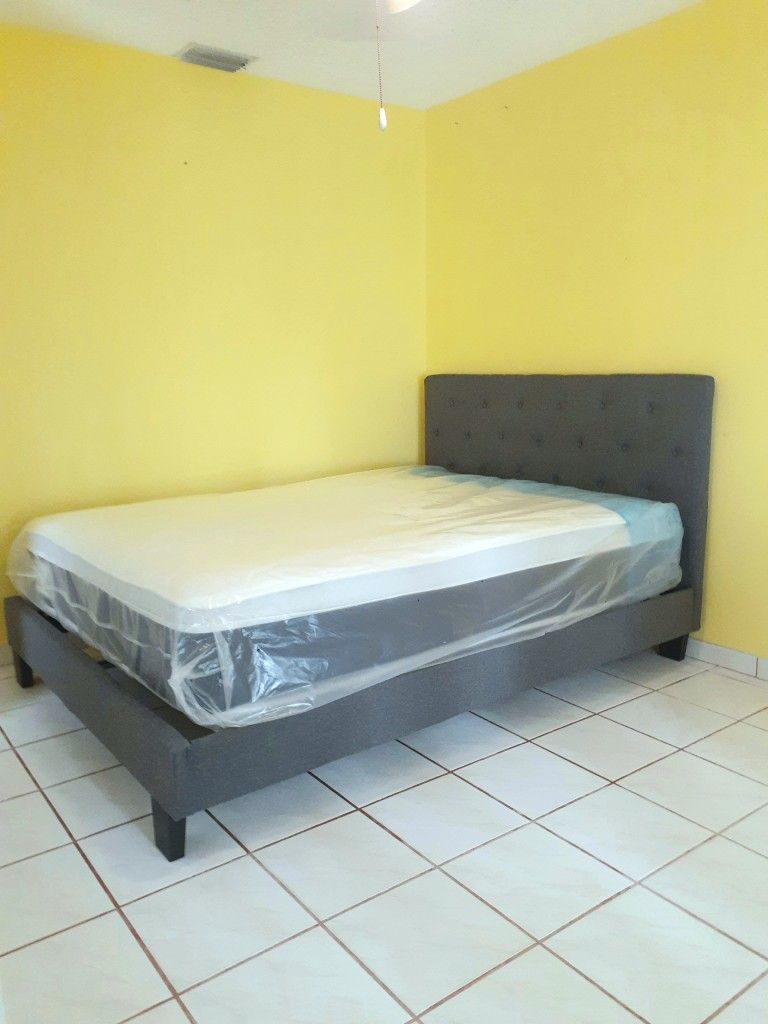 NEW QUEEN PILLOW TOP MATTRESS AND BOX SPRING AVAILABLE KING SIZE