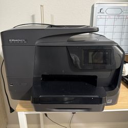 Black HP OfficeJetPro 8710