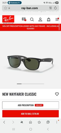 Ray-Ban New Wayfarer Classic Sunglasses