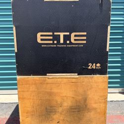 3-in-1 Wooden Plyometric Jump Boxes – 20” / 24” / 30” – Set of 2