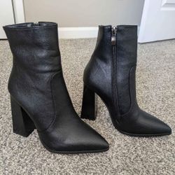 Black Heeled Boots