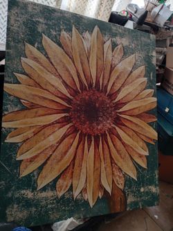New wall picture of Daisy 4by 3feet