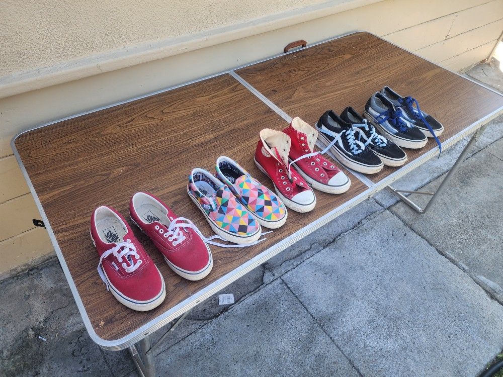 Vans And Converse Shoes