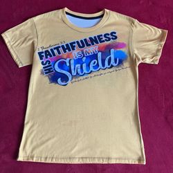 NEW SOPHIA ORANGE CHRISTIAN SCRIPTURE WOMENS Tshirt Size Small S - USED‼️ the ONLY 1 You Can Find ‼️