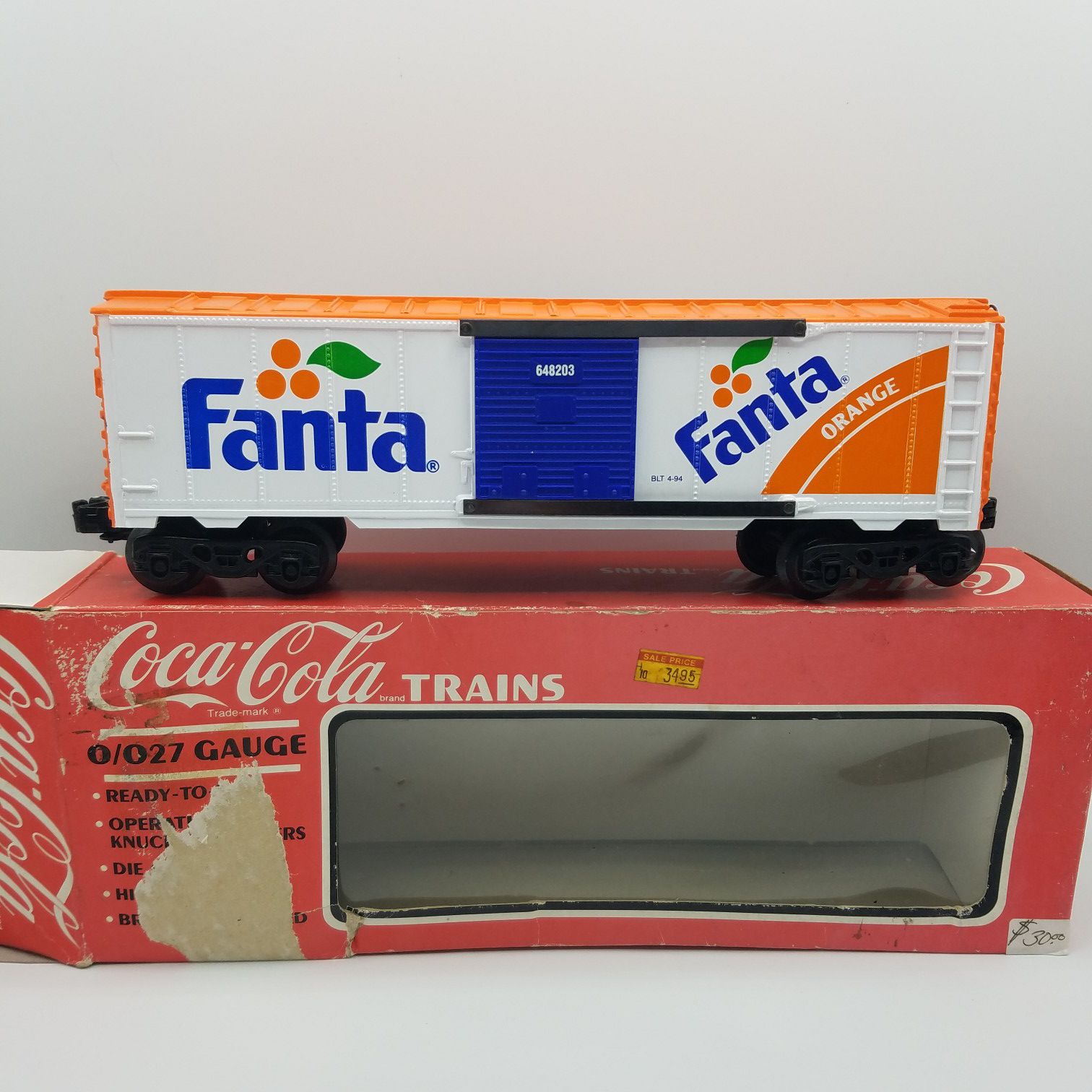 K-Line K648203 O/O27 Coca Cola Boxcar Fanta Mandarin