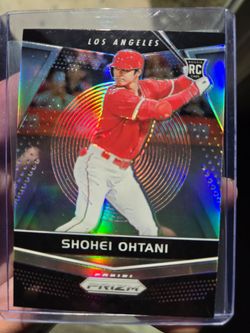 2018 Panini Chronicles Prizm  Refractor Shohei Ohtani Rookie Card. Anaheim Angels/Dodgers