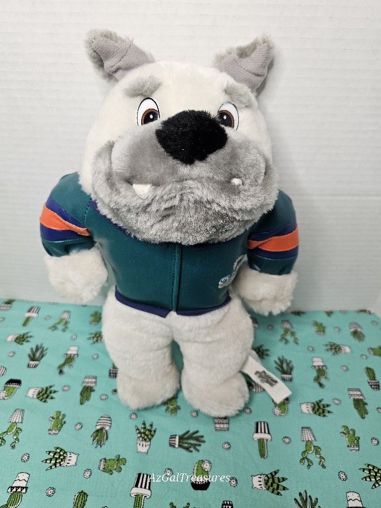 Miami Dolphins Bulldog Plush