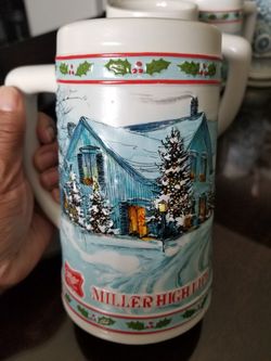 Collectible Miller beer Steins / mugs
