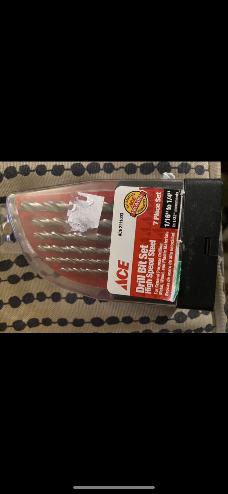 New ACE Drill Bit Set