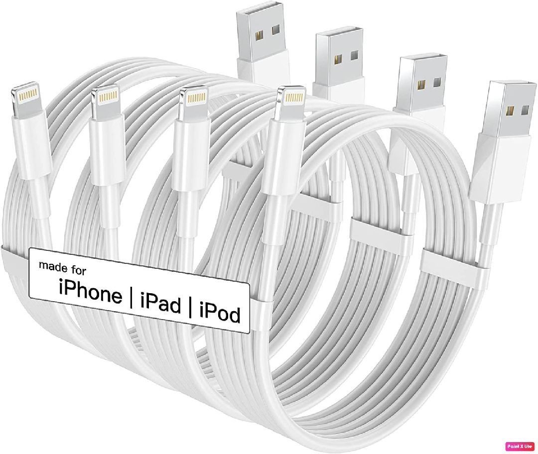 3 Pk iPhone Charger Cable (Brand New Never Used)