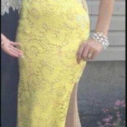 Beautiful Yellow Dress For Sale  It Is Brand New