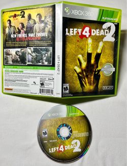 LEFT 4 DEAD 2 XBOX 360 PLATINUM HITS CIB CLEAN