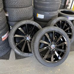 22” Gianelle Rims And Tires 