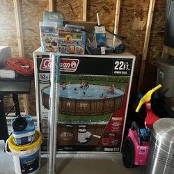 Coleman 22ft X 52in Pool with Accessories (BRAND NEW!!)