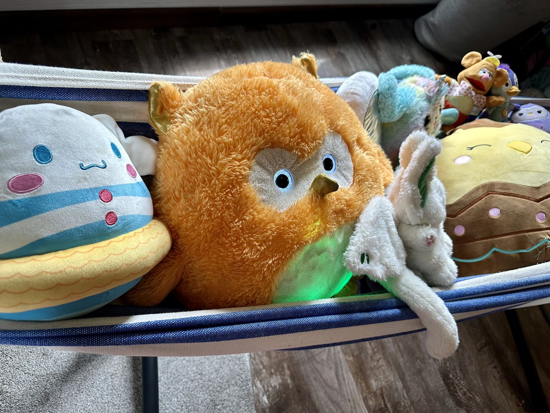 Stuffies And Hat. Stuffed Animals, Plushies