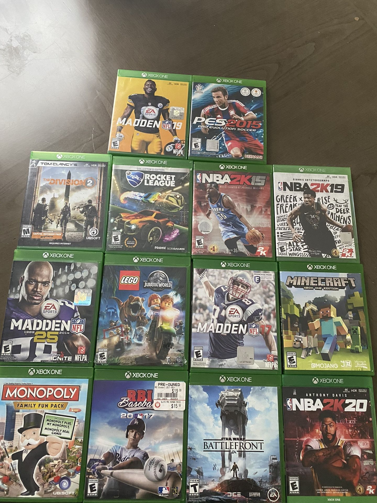 Assorted Xbox One Games