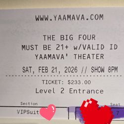 The Big Four Hong Kong Music Concert Asia VIP