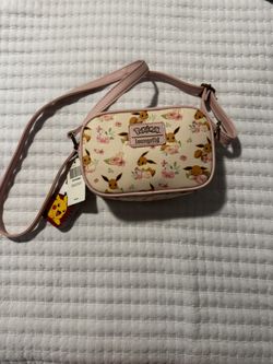 Loungefly Pokemon Eevee Floral Crossbody Bag