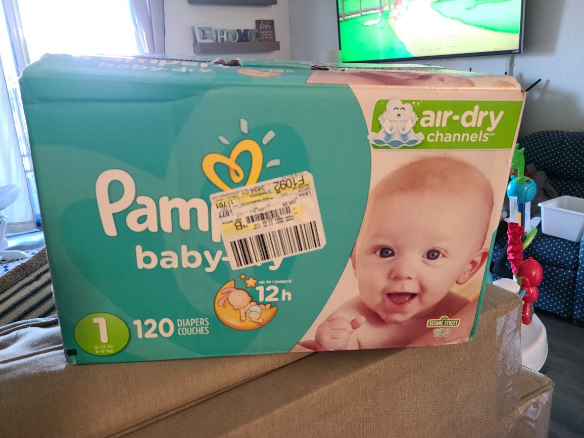 Pampers Baby Dry Size 1 Diapers