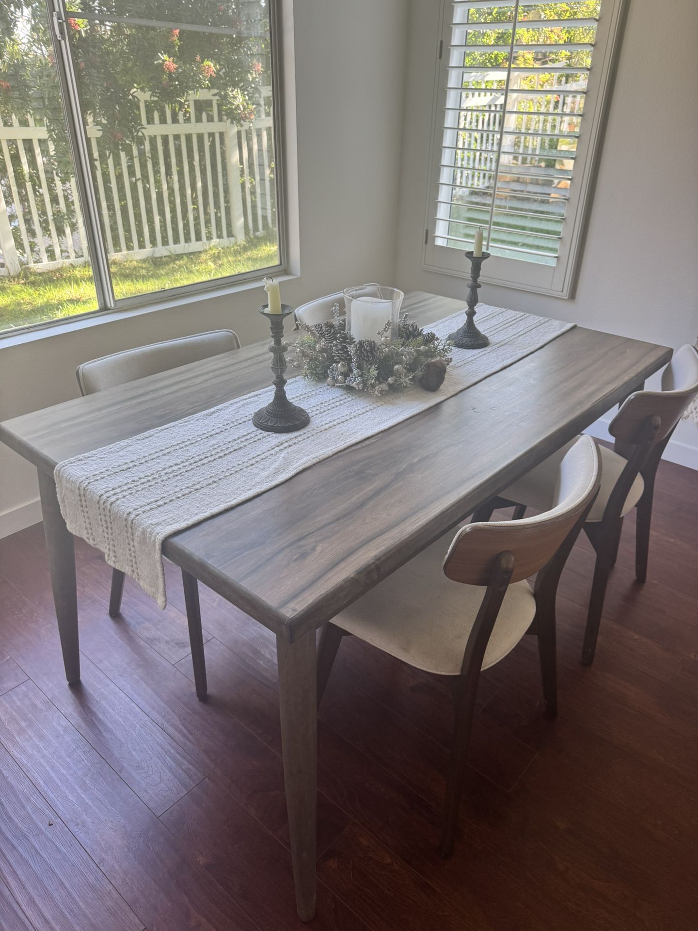 Wooden Table + Chairs