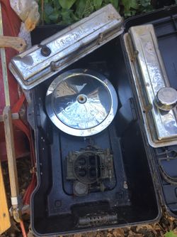 Summit air cleaner and valve covers chrome for a small block Chevy only $40 firm