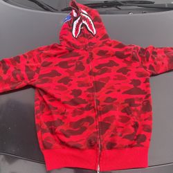 Used Bape Hoodie Size Medium