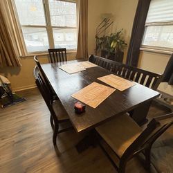 Dining Table Set With Server