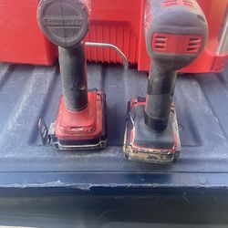 Milwaukee impact and drill.