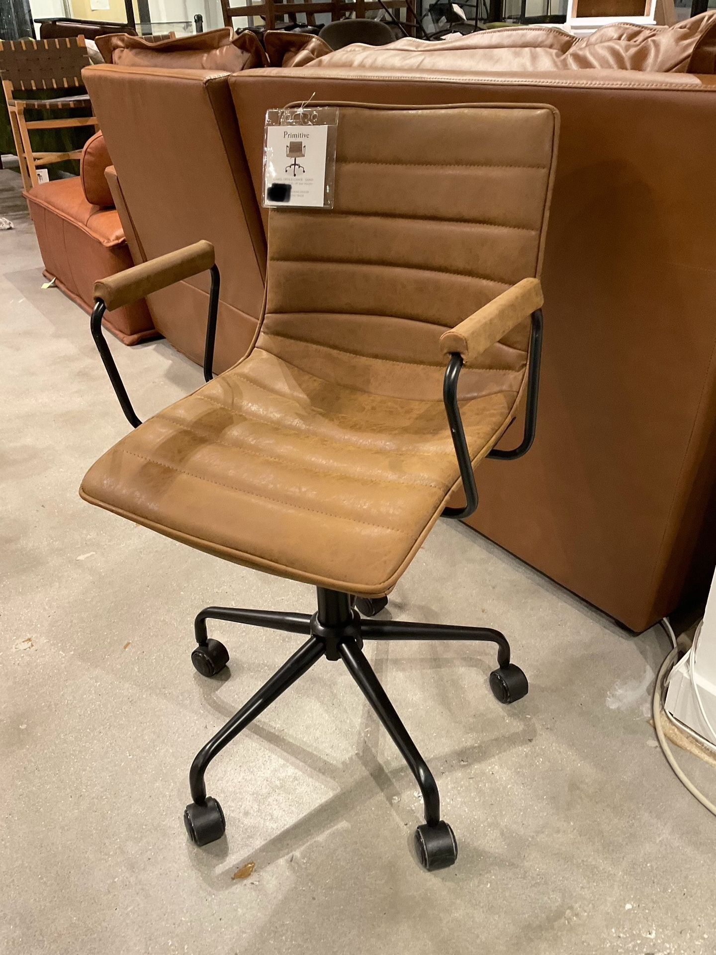New office chair in Camel snd gray color