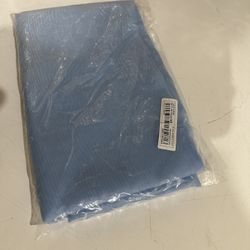 Baby Blue Curtain Scarf 