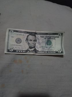 🇺🇸"#5 Dollar Bill. (555-77-Mix)(2021)