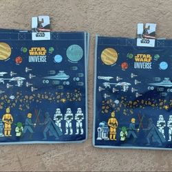 2 Brand new Disney Star Wars Universe reusable bags