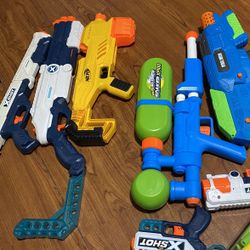 Nerf And Xshot Guns