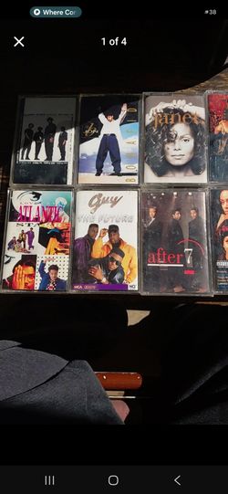 Lot of  R&B Cassette Tapes 90s 1$ a piece
