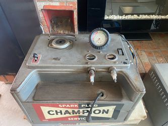 Vintage Champion Spark Plug Cleaner Tester Machine