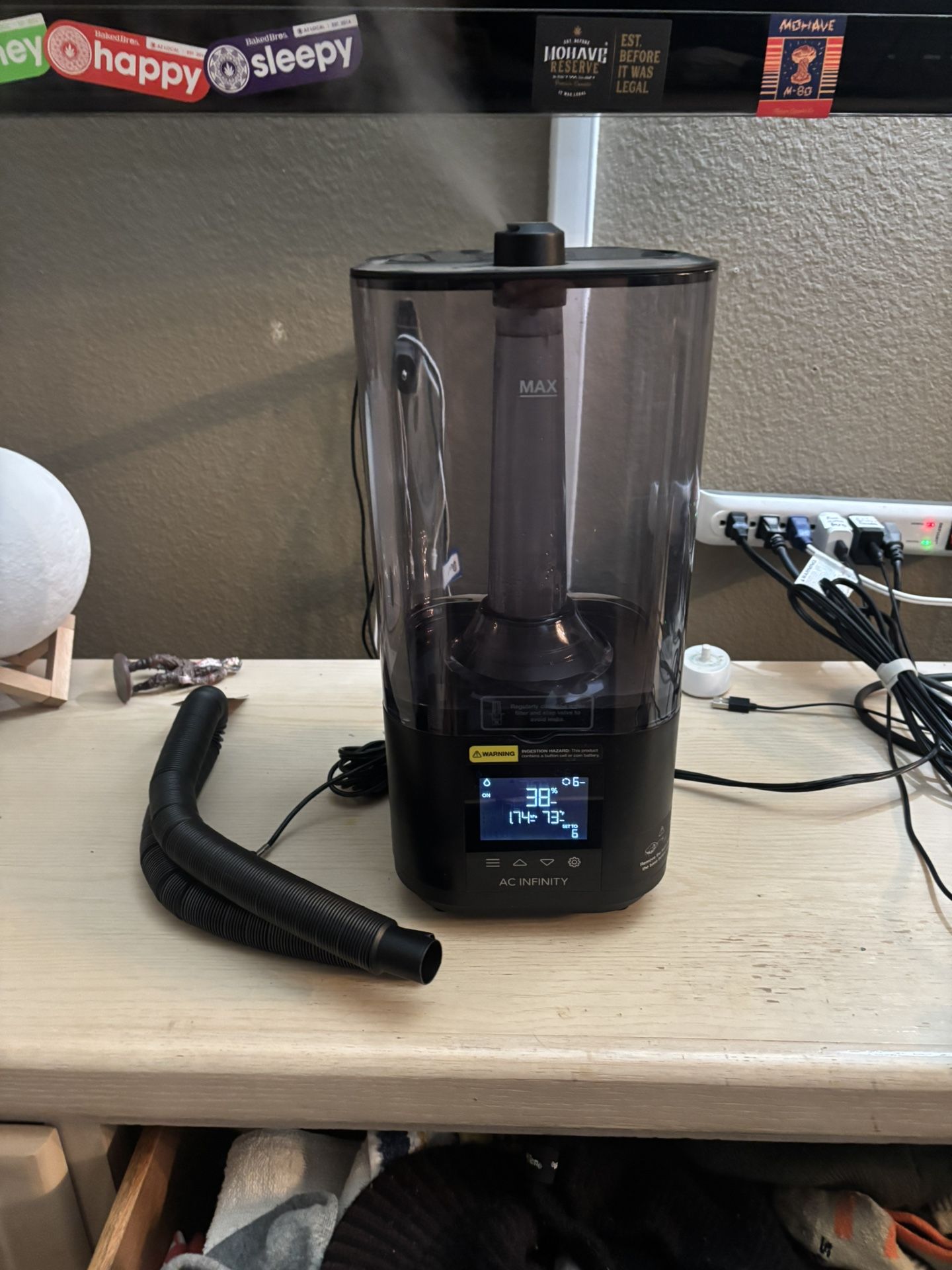 Ac Infinity Cloud Forge T3 Humidifier With Humidity Thermostat