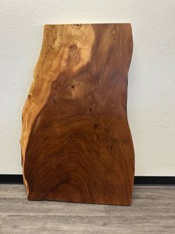 Monkeypod Live Edge Wood Slab ā 51ā Solid Wood