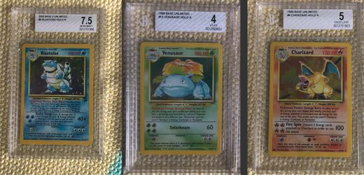 The Bros CHARIZARD, BLASTOISE & VENUSAUR