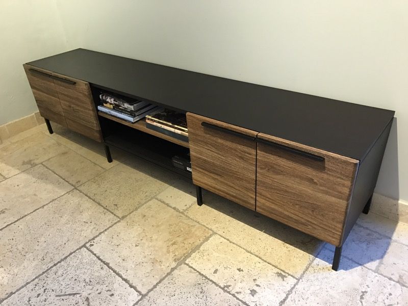 Crate and Barre Rigby 80.5" Large Media Console with Base