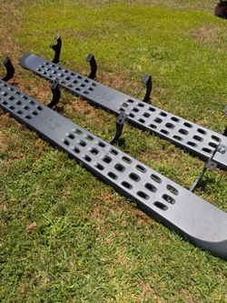 Toyota Tundra side steps side rails rock sliders running boards