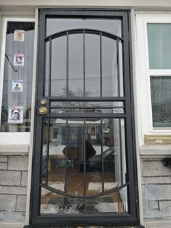 Black Sercurity Door