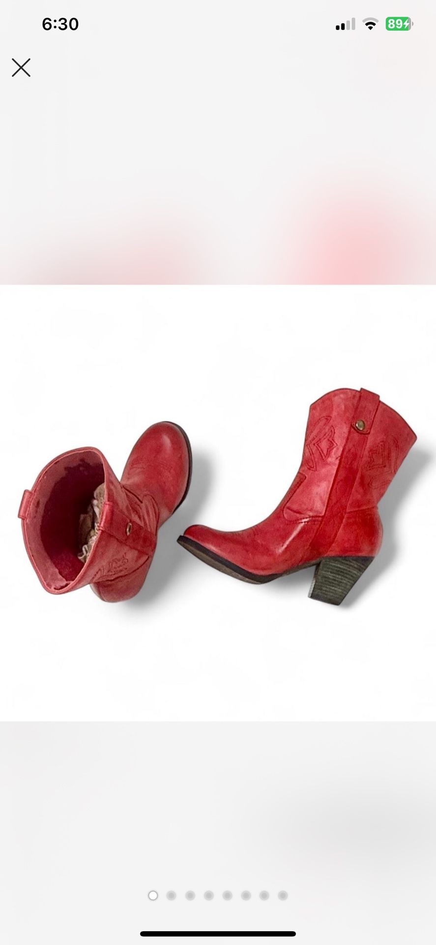 Gianni Bini Red Boots