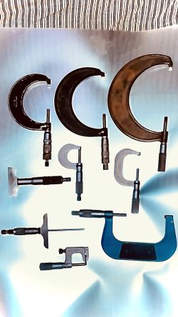 Starrett, Lufkin, Mitutoyo & Central Micrometers/Depthometers/Dial indicators L@@K! MAKE @FFER!!!