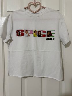 VINTAGE STYLE SPICE GIRLS CROP TOP SIZE SMALL