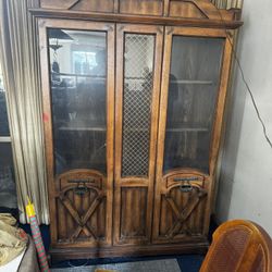 Pretty Vintage China Cabinet 