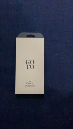 GoTo Tempered Glass Screen Protector for iPhone 15