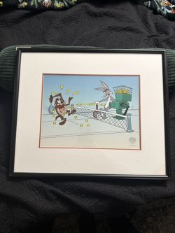 Warner Bros “Tennis Anyone?” Limited Edition Serigraph Animation Cel