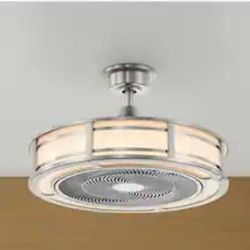 Luxury Brette III Ceiling Fan LED In Nickel