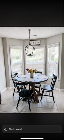 Table and 4 chairs Wayfair