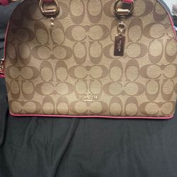 Coach Purse Pink Fuschia 